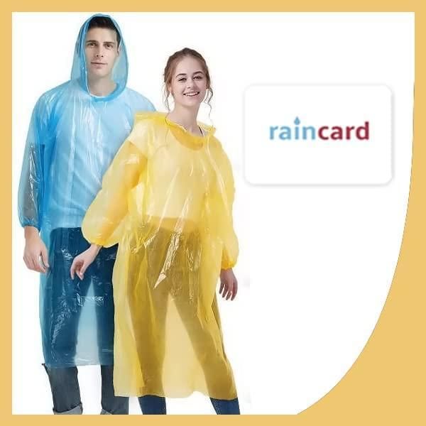RainMate Ultra-Compact Raincoat Card – Set of 5