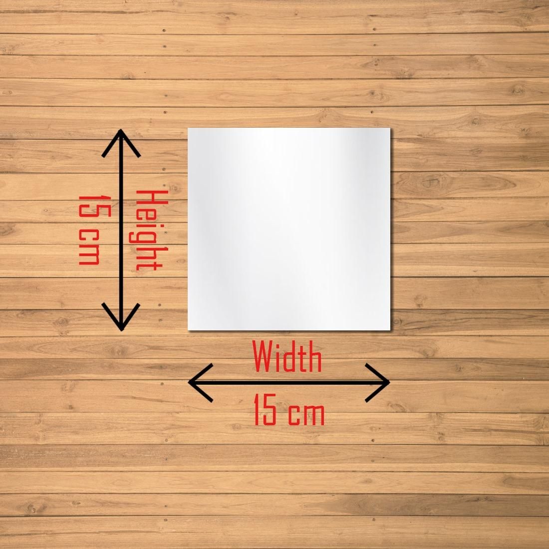 UrbanShine™ 3D Acrylic Mirror Tiles – Pack of 4 (Silver Finish)