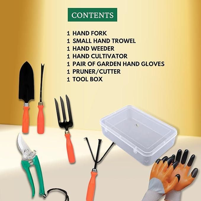 GreenGrip™ 6-Piece Gardening Tool Set with Box