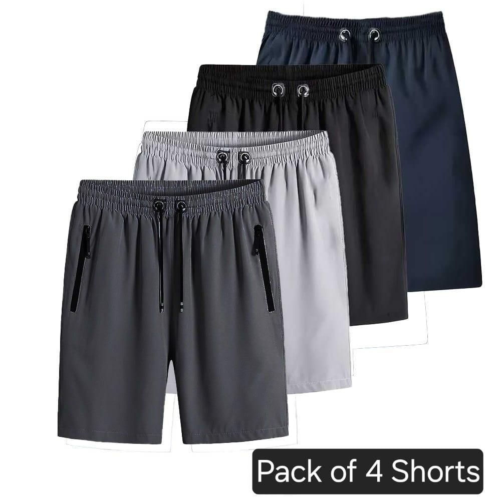 ComforTrek™ – 4-Pack Men’s Cotton Stretch Shorts