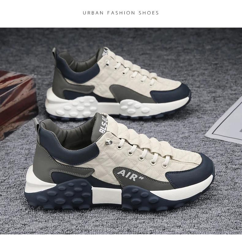 White Nova™ Classic Sneakers – Men's Premium Thick Sole Casual Sneakers – Stylish Everyday Footwear for Men
