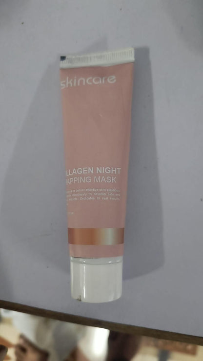 GlowNest™ Collagen Sleep Mask – Rejuvenating Gel-Based Night Peel-Off for Glowing Skin (50ml)