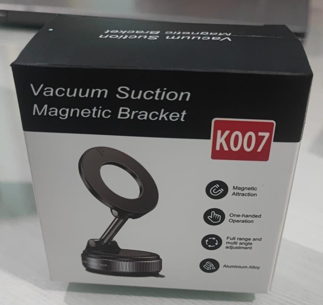 MagnoGrip Vacuum Suction Magnetic Bracket – 360° Adjustable, Hands-Free Mobile Holder