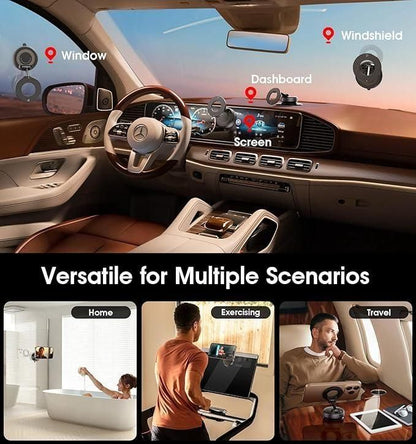 MagnoGrip Vacuum Suction Magnetic Bracket – 360° Adjustable, Hands-Free Mobile Holder