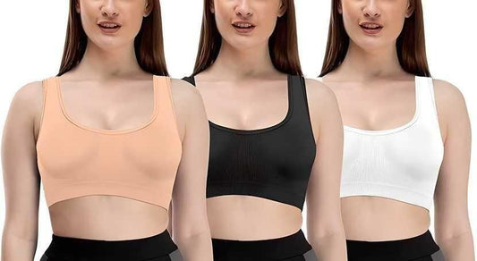 ComfyGlow Cotton Air Bra Set – Pack of 3