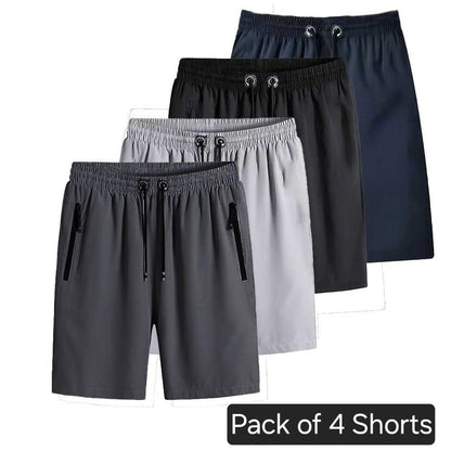 ComforTrek™ – 4-Pack Men’s Cotton Stretch Shorts