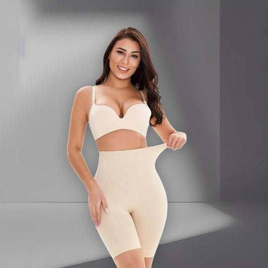 BodySculpt Pro 4-in-1 Shaper – Quick Slim Shape Wear for Tummy, Back, Thighs &amp; Hips – Black | Effective Seamless Tummy Tucker